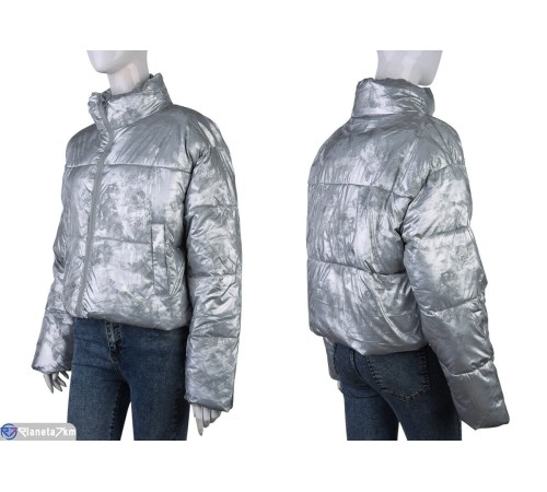 Куртка жіноча на весну/осінь (4 шт. р.сетка 42-48) сірий  "Kalabok"