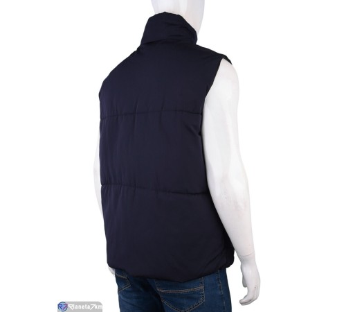 Жилет чоловічий на весну/осінь (5 шт. р.сетка L-4XL) синій  "Kalabok"