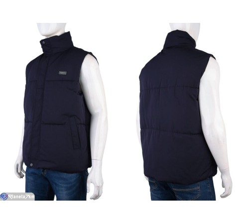 Жилет чоловічий на весну/осінь (5 шт. р.сетка L-4XL) синій  "Kalabok"