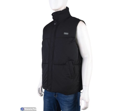 Жилет чоловічий на весну/осінь (5 шт. р.сетка L-4XL) чорний  "Kalabok"