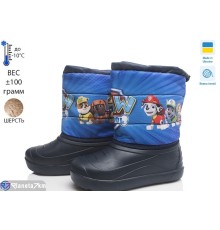 Дутики дитячі на зиму (8 пар р.27-32) синій  "TIMUS-OPT"