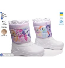 Дутики дитячі на зиму (6 пар р.28-34) білий  "TIMUS-OPT"