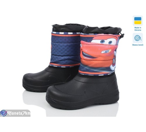 Дутики дитячі на зиму (6 пар р.28-34) чорний  "TIMUS-OPT"