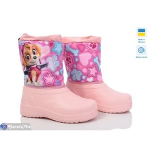 Дутики дитячі на зиму (6 пар р.28-34) рожевий  "TIMUS-OPT"