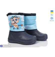 Дутики дитячі на зиму (6 пар р.28-34) синій  "TIMUS-OPT"