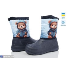 Дутики дитячі на зиму (6 пар р.28-34) синій  "TIMUS-OPT"