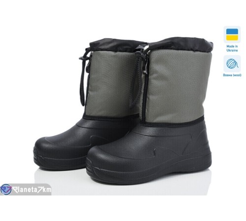 Дутики дитячі на зиму (6 пар р.28-34) чорний  "TIMUS-OPT"