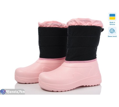 Дутики дитячі на зиму (6 пар р.28-34) рожевий  "TIMUS-OPT"