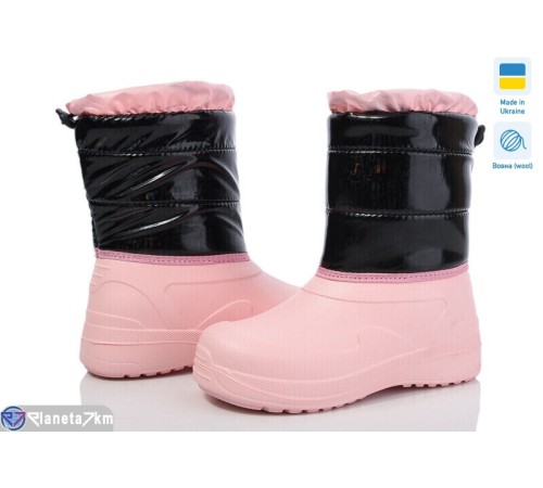 Дутики дитячі на зиму (6 пар р.28-34) рожевий  "TIMUS-OPT"