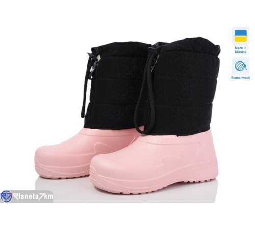 Дутики дитячі на зиму (6 пар р.28-34) рожевий  "TIMUS-OPT"