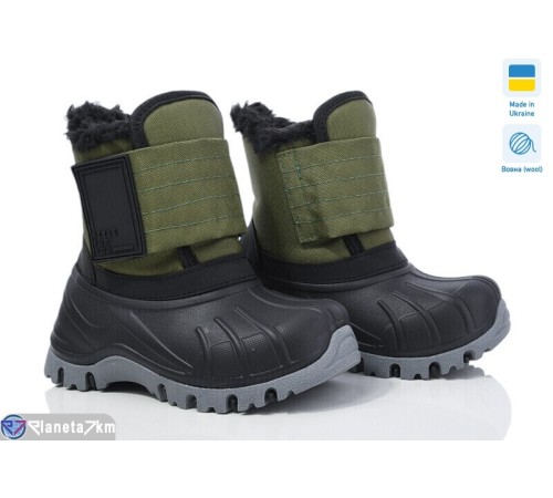 Дутики дитячі на зиму (8 пар р.26-33) хакі  "TIMUS-OPT"