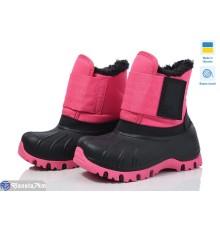 Дутики дитячі на зиму (8 пар р.26-33) рожевий  "TIMUS-OPT"