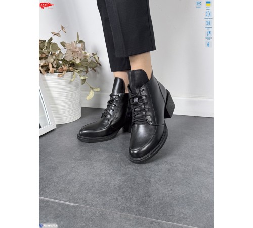 Черевики жіночі на зиму (6 пар р.36-40) чорний  "ARTO"