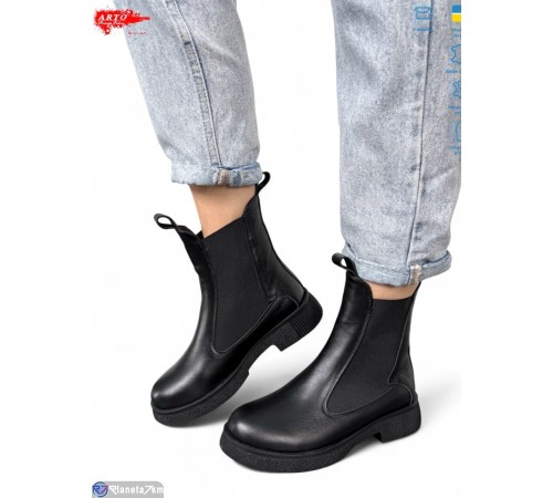 Черевики жіночі на зиму (8 пар р.36-41) чорний  "ARTO"