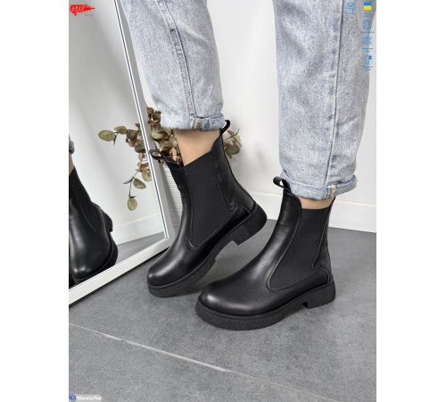 Черевики жіночі на зиму (8 пар р.36-41) чорний  "ARTO"