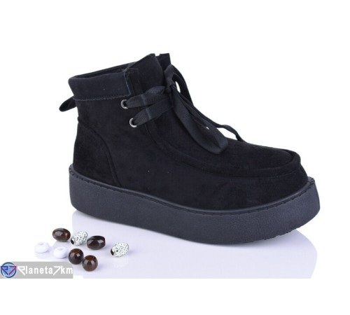 Черевики жіночі на зиму (8 пар р.36-41) чорний  "Dolli"