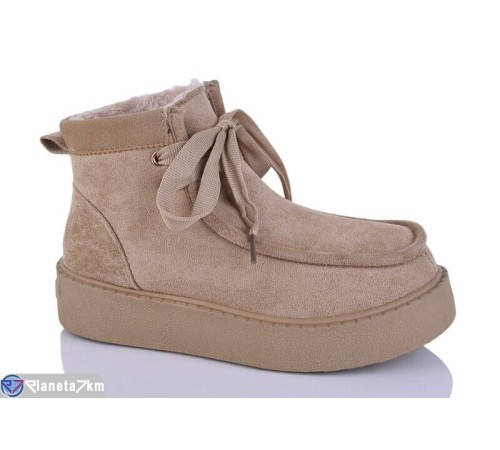 Черевики жіночі на зиму (8 пар р.36-41) бежевий  "Dolli"