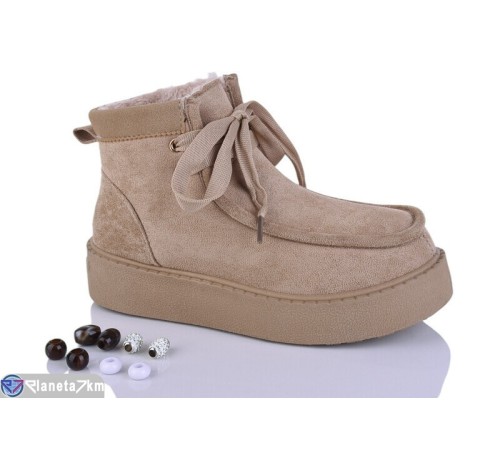 Черевики жіночі на зиму (8 пар р.36-41) бежевий  "Dolli"