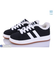 Кросівки жіночі на зиму (8 пар р.36-41) чорний  "Vitta"