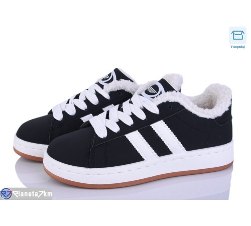 Кросівки жіночі на зиму (8 пар р.36-41) чорний  "Vitta"