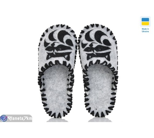 Тапки дитячі на весну/осінь (9 пар р.30-35) сірий  "Activ"