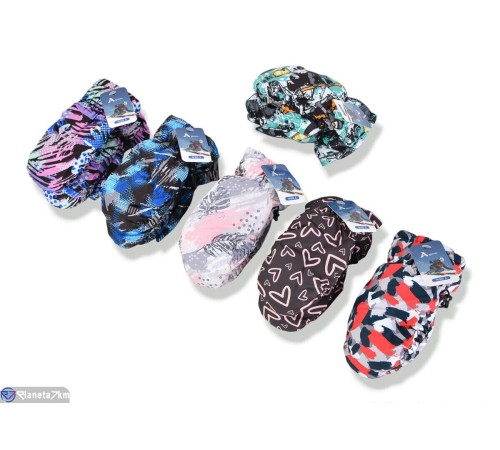 Рукавиці дитячі на зиму (240 шт. р.сетка 3-4) мікс  "KaPira"