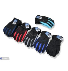 Рукавички дитячі на зиму (168 шт. р.сетка 10-12) мікс  "KaPira"