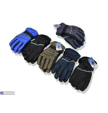 Рукавички дитячі на зиму (168 шт. р.сетка 7-9) мікс  "KaPira"