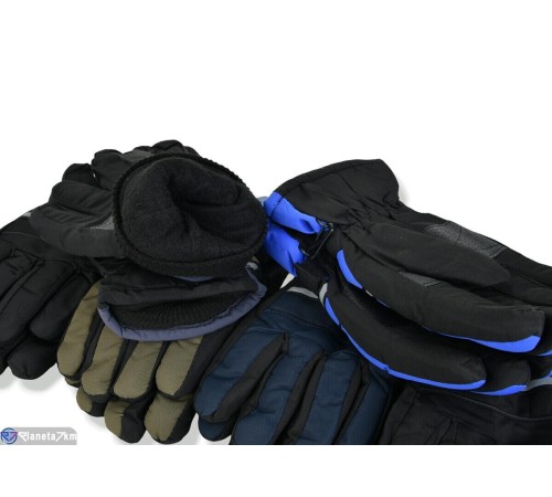 Рукавички дитячі на зиму (168 шт. р.сетка 7-9) мікс  "KaPira"