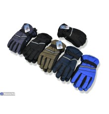 Рукавички дитячі на зиму (168 шт. р.сетка 9-12) мікс  "KaPira"