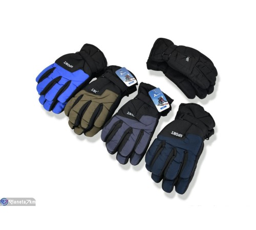 Рукавички дитячі на зиму (168 шт. р.сетка 7-9) мікс  "KaPira"