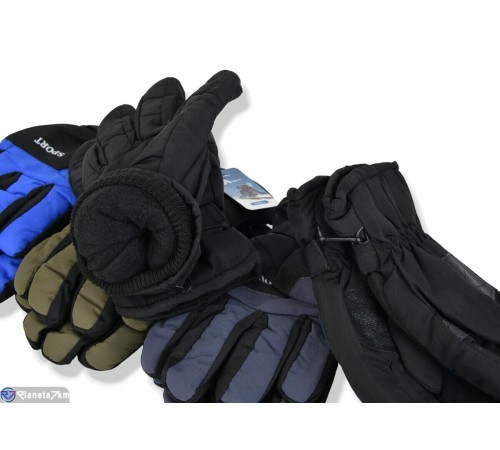 Рукавички дитячі на зиму (168 шт. р.сетка 7-9) мікс  "KaPira"