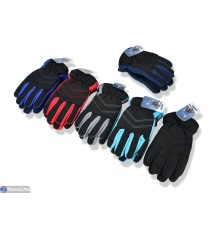 Рукавички дитячі на зиму (240 шт. р.сетка 4-6) мікс  "KaPira"