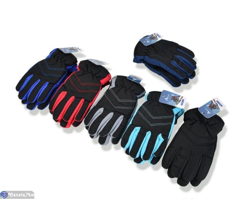 Рукавички дитячі на зиму (240 шт. р.сетка 4-6) мікс  "KaPira"