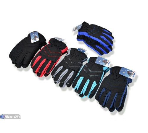 Рукавички дитячі на зиму (240 шт. р.сетка 6-8) мікс  "KaPira"