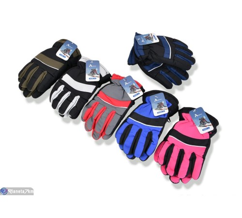 Рукавички дитячі на зиму (240 шт. р.сетка 4-6) мікс  "KaPira"