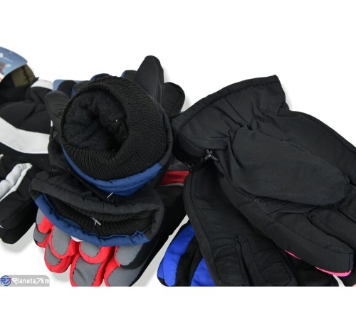 Рукавички дитячі на зиму (240 шт. р.сетка 6-8) мікс  "KaPira"