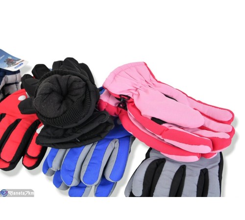 Рукавички дитячі на зиму (240 шт. р.сетка 4-5) мікс  "KaPira"