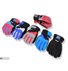 Рукавички дитячі на зиму (168 шт. р.сетка 6-8) мікс  "KaPira"