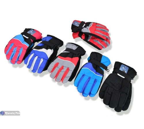 Рукавички дитячі на зиму (168 шт. р.сетка 6-8) мікс  "KaPira"