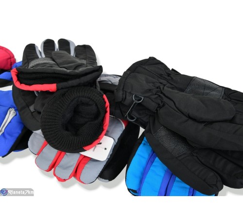 Рукавички дитячі на зиму (168 шт. р.сетка 6-8) мікс  "KaPira"