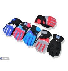 Рукавички дитячі на зиму (168 шт. р.сетка 8-10) мікс  "KaPira"