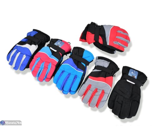 Рукавички дитячі на зиму (168 шт. р.сетка 8-10) мікс  "KaPira"