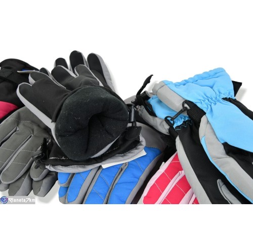 Рукавички дитячі на зиму (168 шт. р.сетка 9-12) мікс  "KaPira"