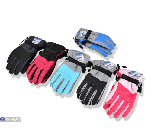 Рукавички дитячі на зиму (168 шт. р.сетка 12-15) мікс  "KaPira"