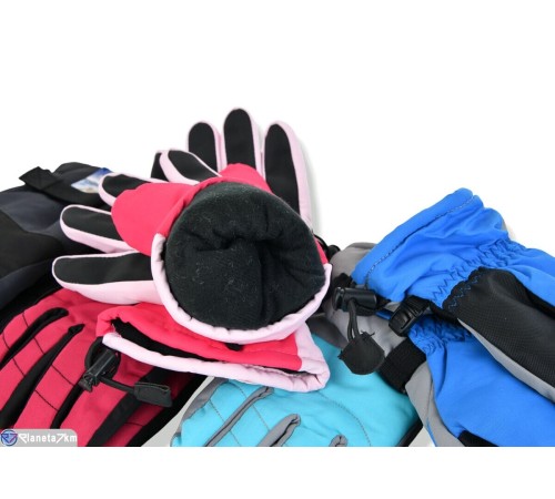Рукавички дитячі на зиму (168 шт. р.сетка 12-15) мікс  "KaPira"