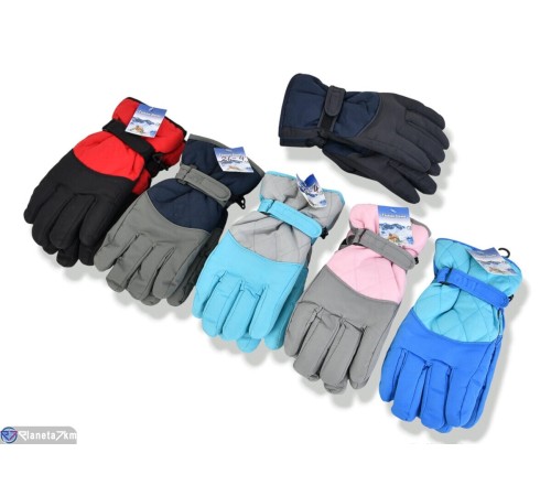 Рукавички дитячі на зиму (168 шт. р.сетка 12-15) мікс  "KaPira"