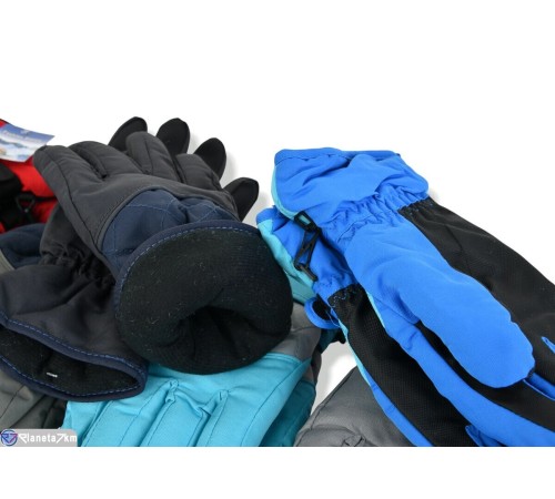 Рукавички дитячі на зиму (168 шт. р.сетка 12-15) мікс  "KaPira"