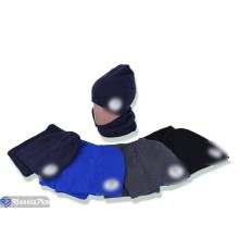 Шапка чоловіча на зиму (5 шт. р.сетка 48-52) мікс  "DOMINGO"