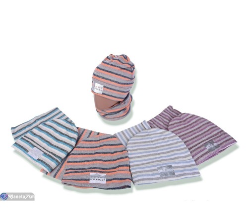 Шапка жіноча на зиму (5 шт. р.сетка 50-54) мікс  "DOMINGO"